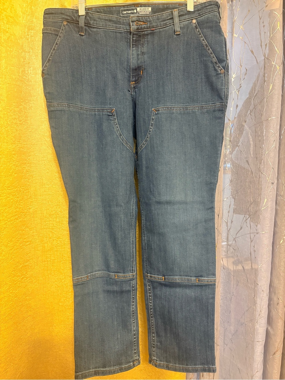 Carhartt Women's Straight-Leg Denim Jeans in Blue